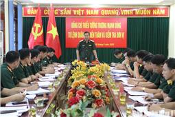 Tư lệnh Quân khu kiểm tra nắm tình hình tại Lữ đoàn Công binh 575
